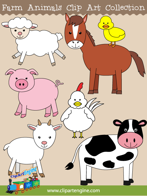farm animals clipart